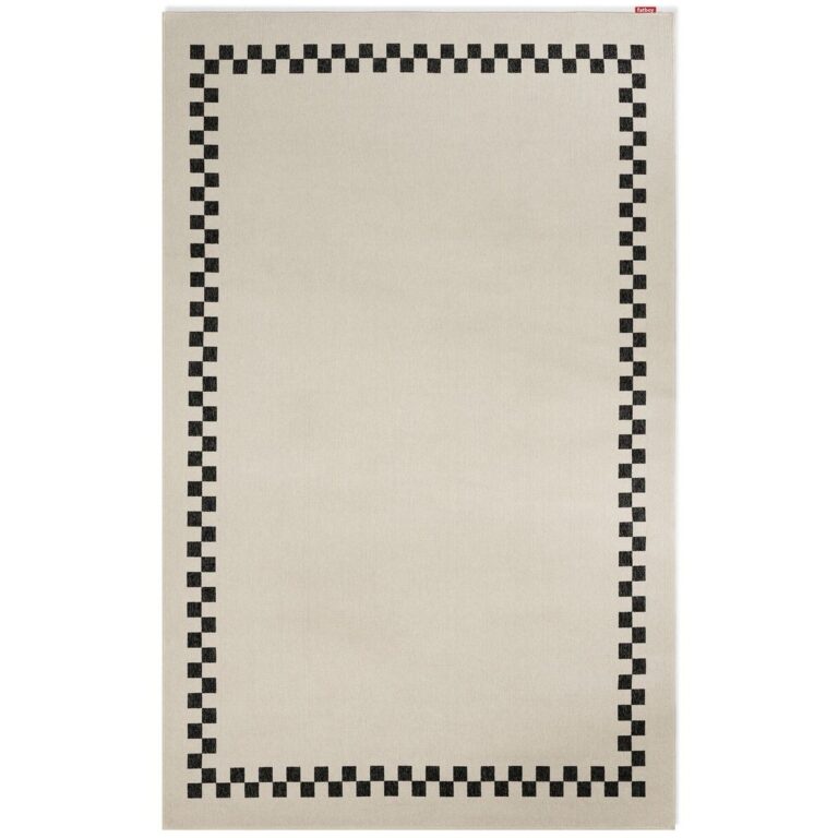 Carpretty Grand Check Gulvtæppe 200x300 cm Antracit/Creme
