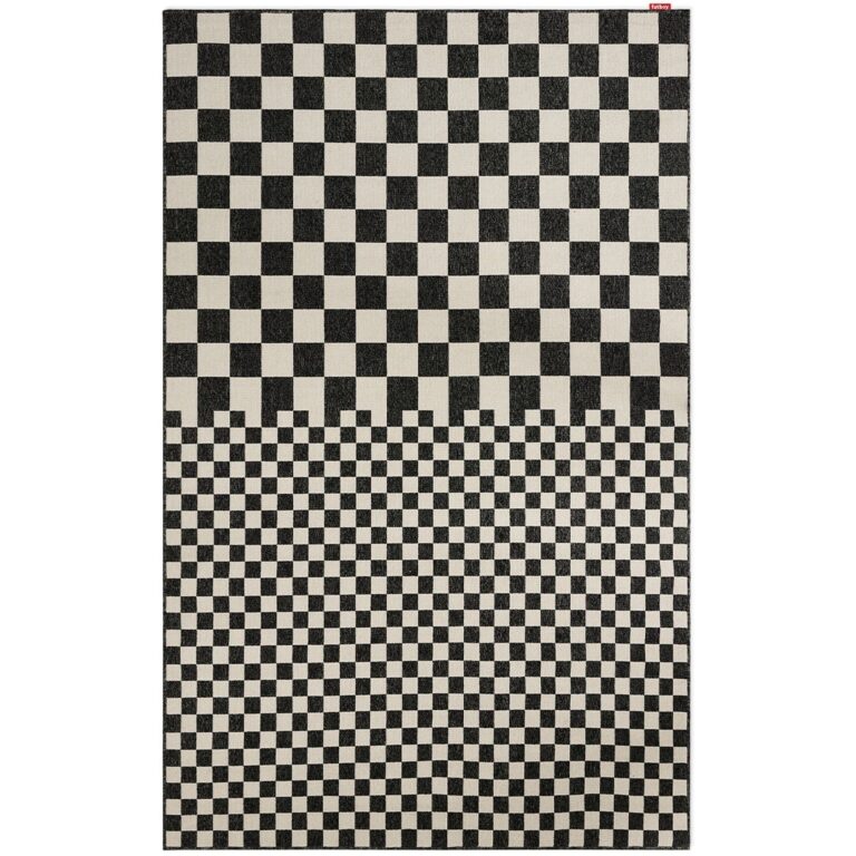 Carpretty Grand Square Affair Gulvtæppe 200x300 cm Antracit/Creme