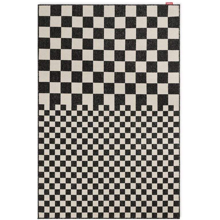 Carpretty Petit Square Affair Gulvtæppe 160x230 cm Antracit/Creme