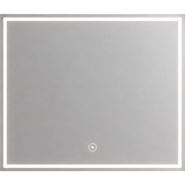 Cassøe Luca spejl med lys, dæmpbar, touch, 100x80 cm