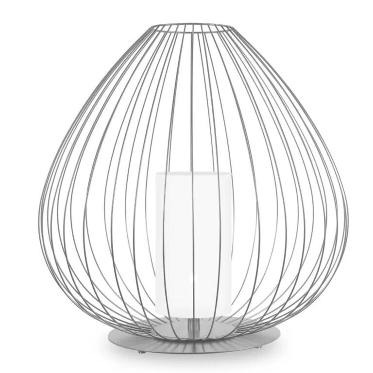 Cell Gulvlampe Ø84 Glossy White