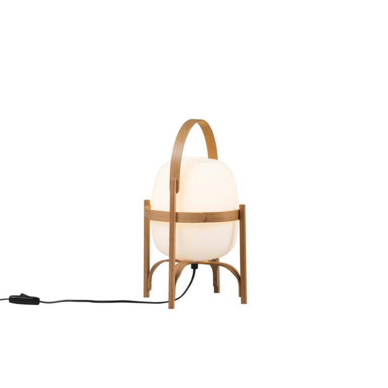 Cestita Bordlampe Hvid Glas