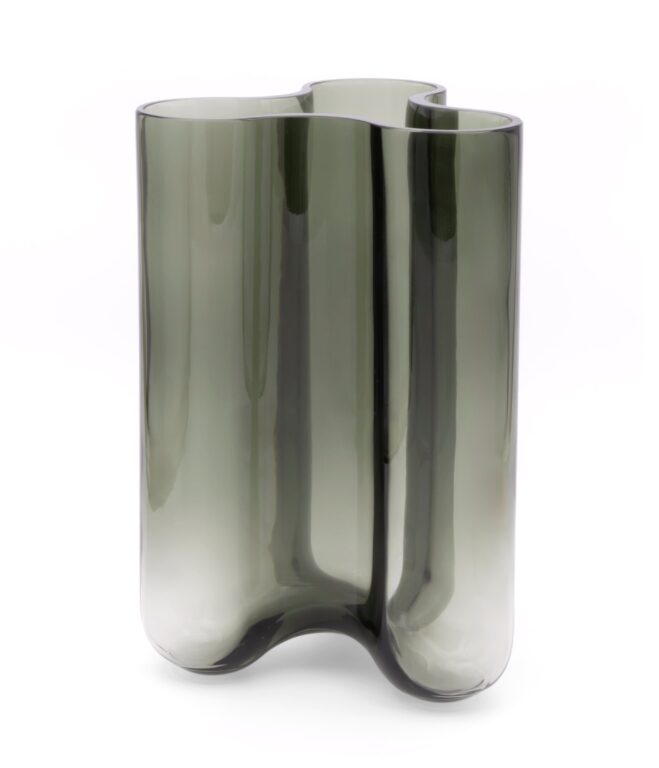 Clover Vase Stor Mørkegrøn
