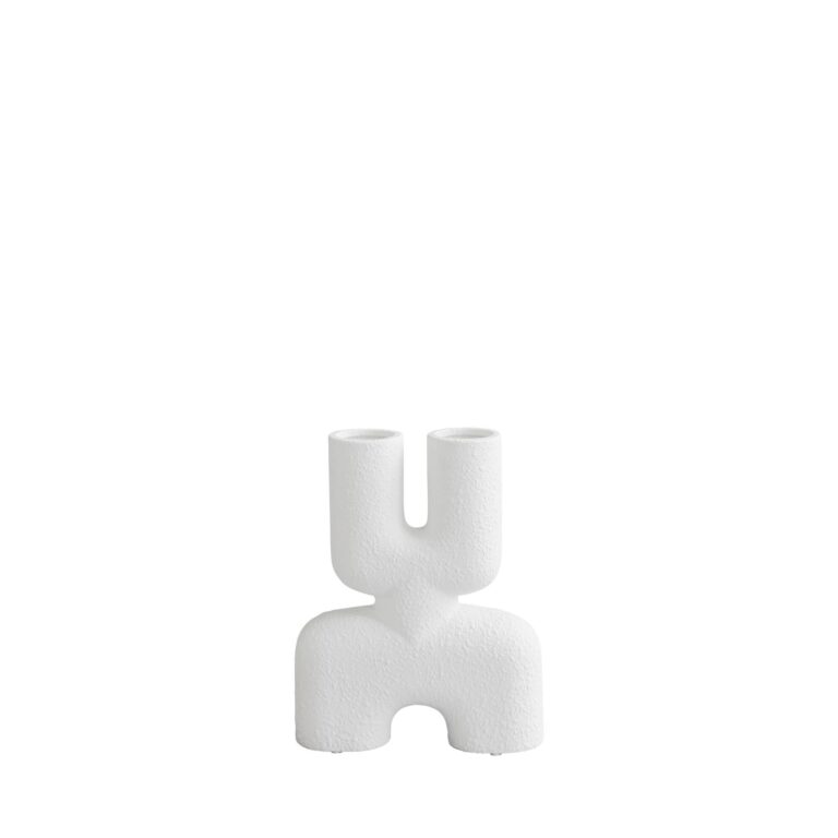 Cobra Double Vase Mini Bubble White