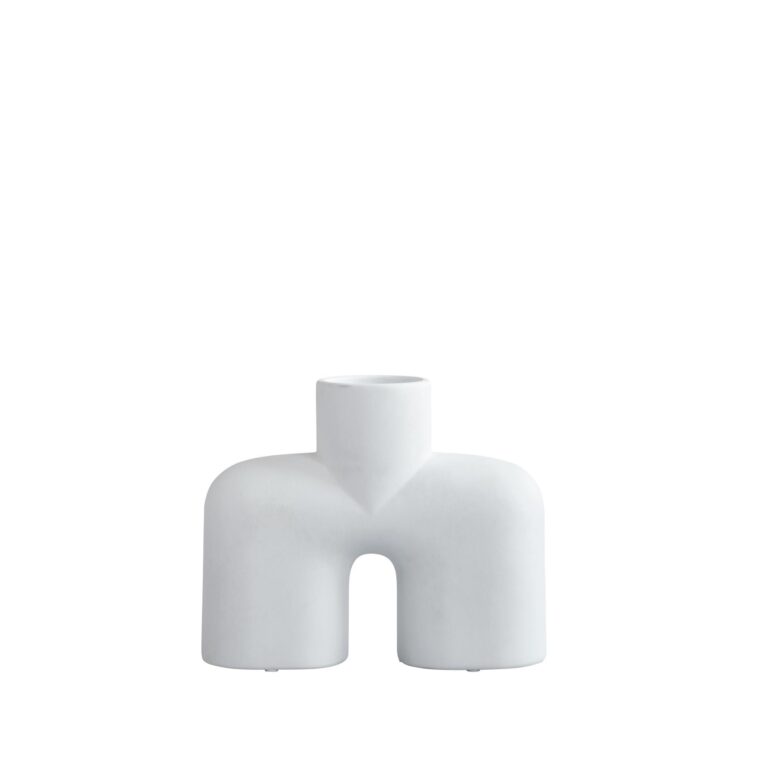 Cobra Uno Vase Mellem Bone White