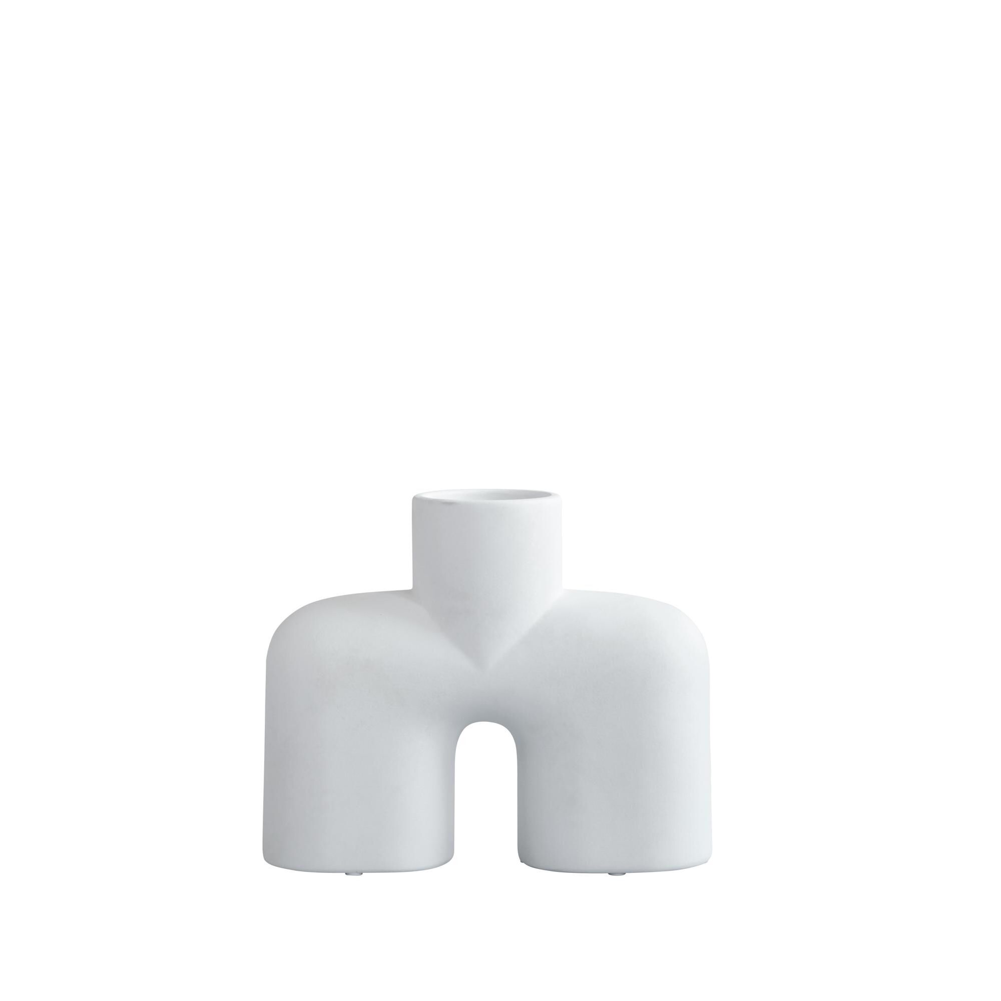 Cobra Uno Vase Mellem Bone White