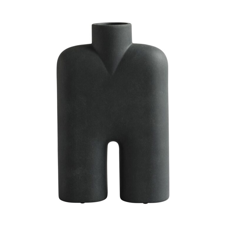 Cobra Vase Høj Hexa Sort
