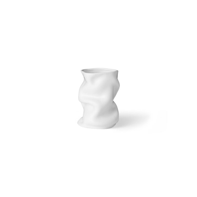 Collapse Vase 20 Hvid