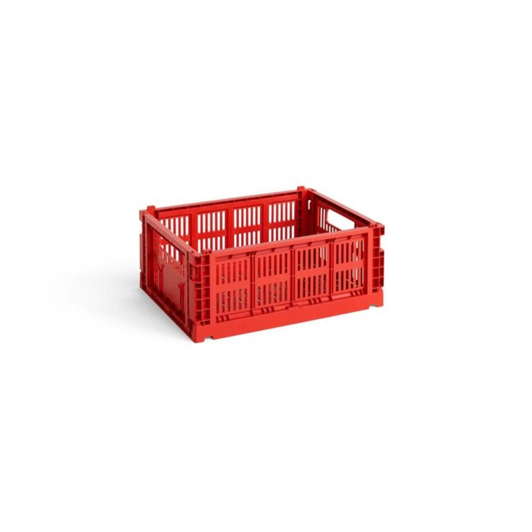Colour Crate Opbevaringskasse Medium Rød