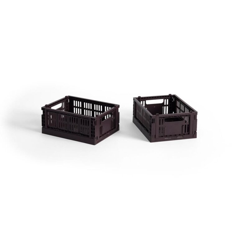 Colour Crate Opbevaringskasse Mini Sæt af 2 Bordeaux