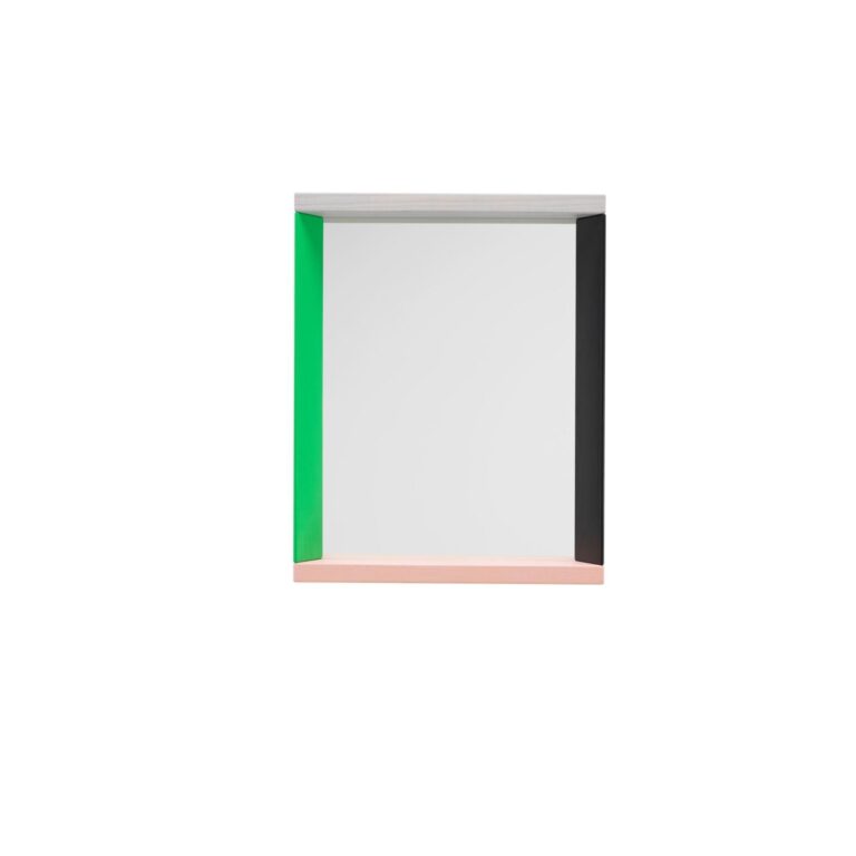 Colour Frame Spejl Lille Grøn/Pink