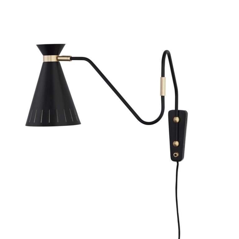 Cone Væglampe Sort Noir