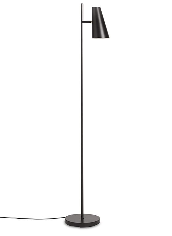 Cono gulvlampe, sort