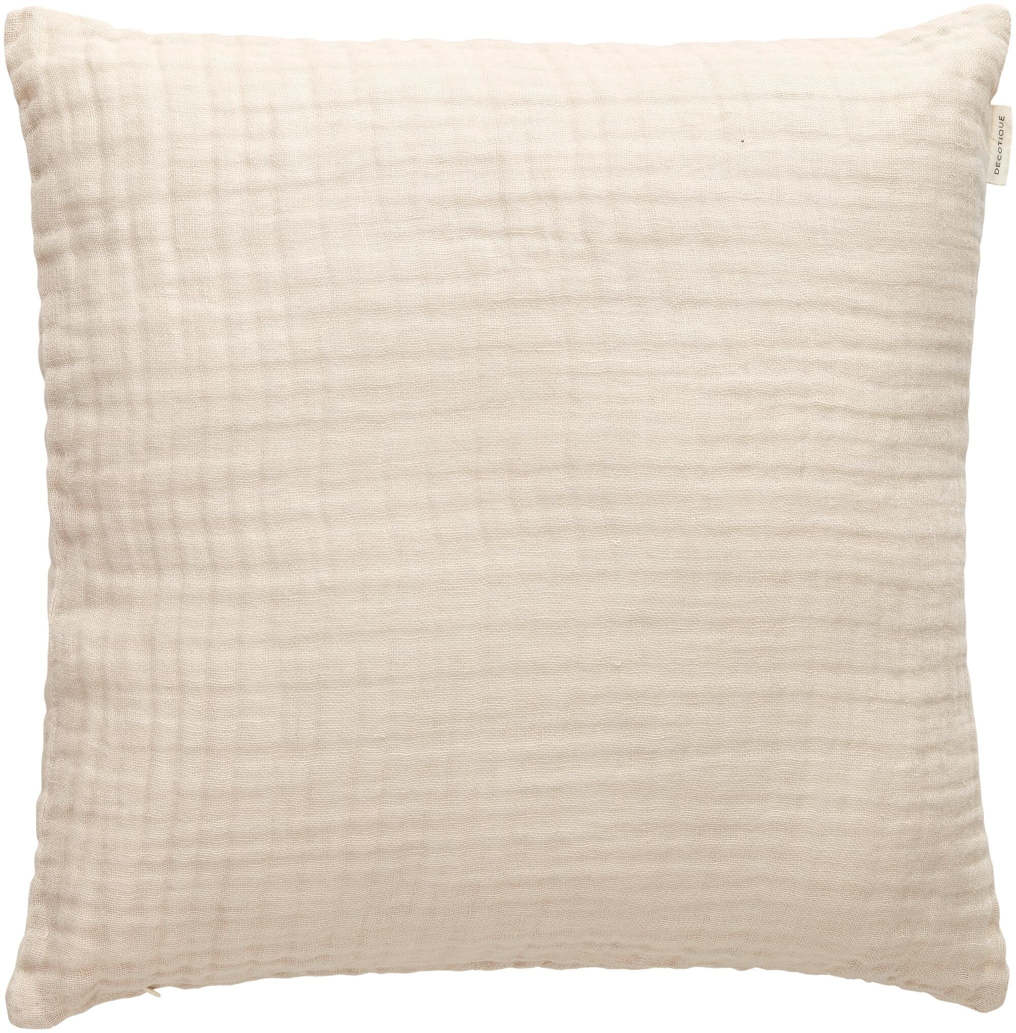 Crinkle Pude 50x50 Hvid