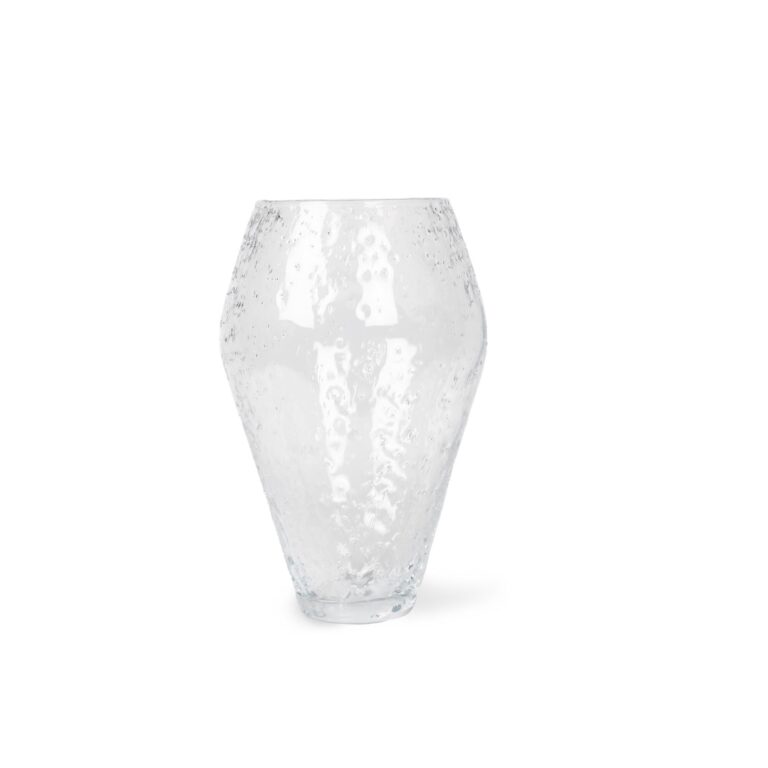 Crushed Glass Vase Stor Klar
