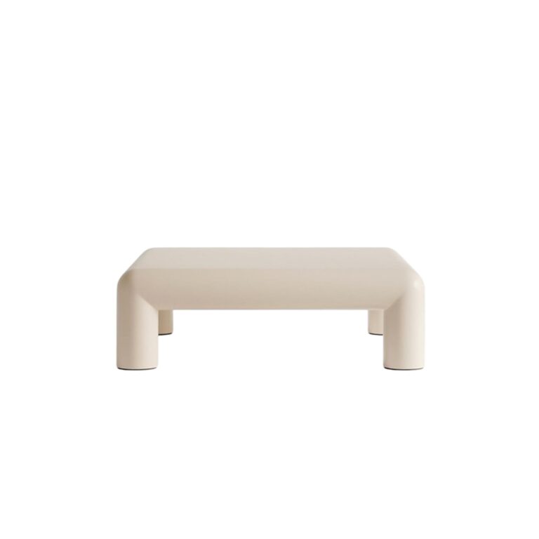 Cubio Sofabord 110x110 Semi-Gloss Light Beige