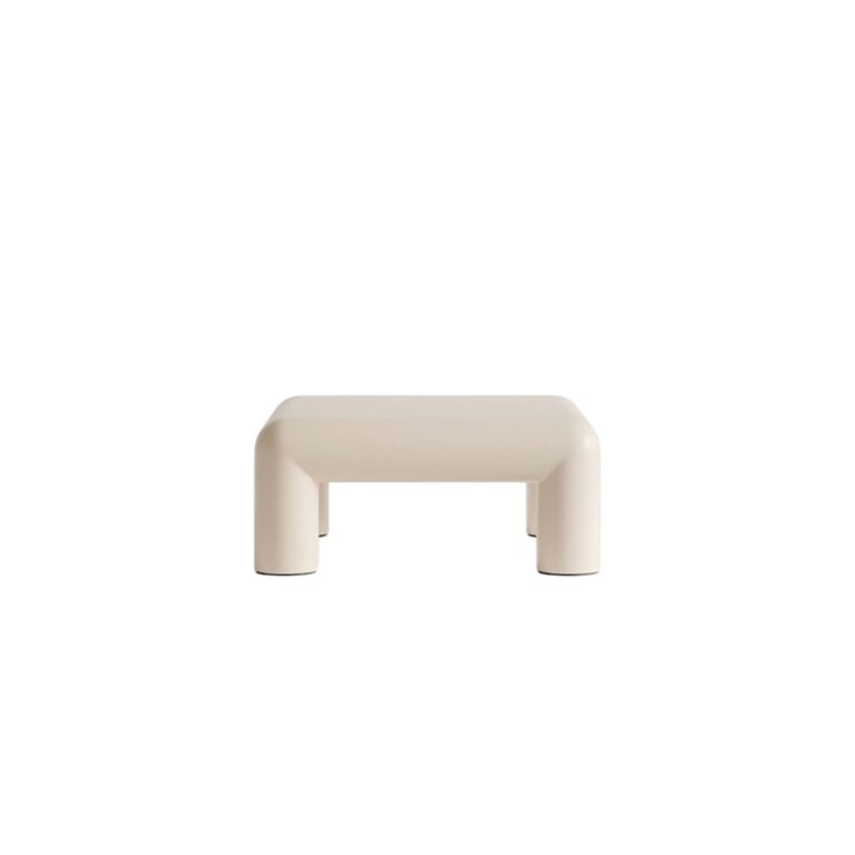 Cubio Sofabord 80x80 Semi-Gloss Light Beige