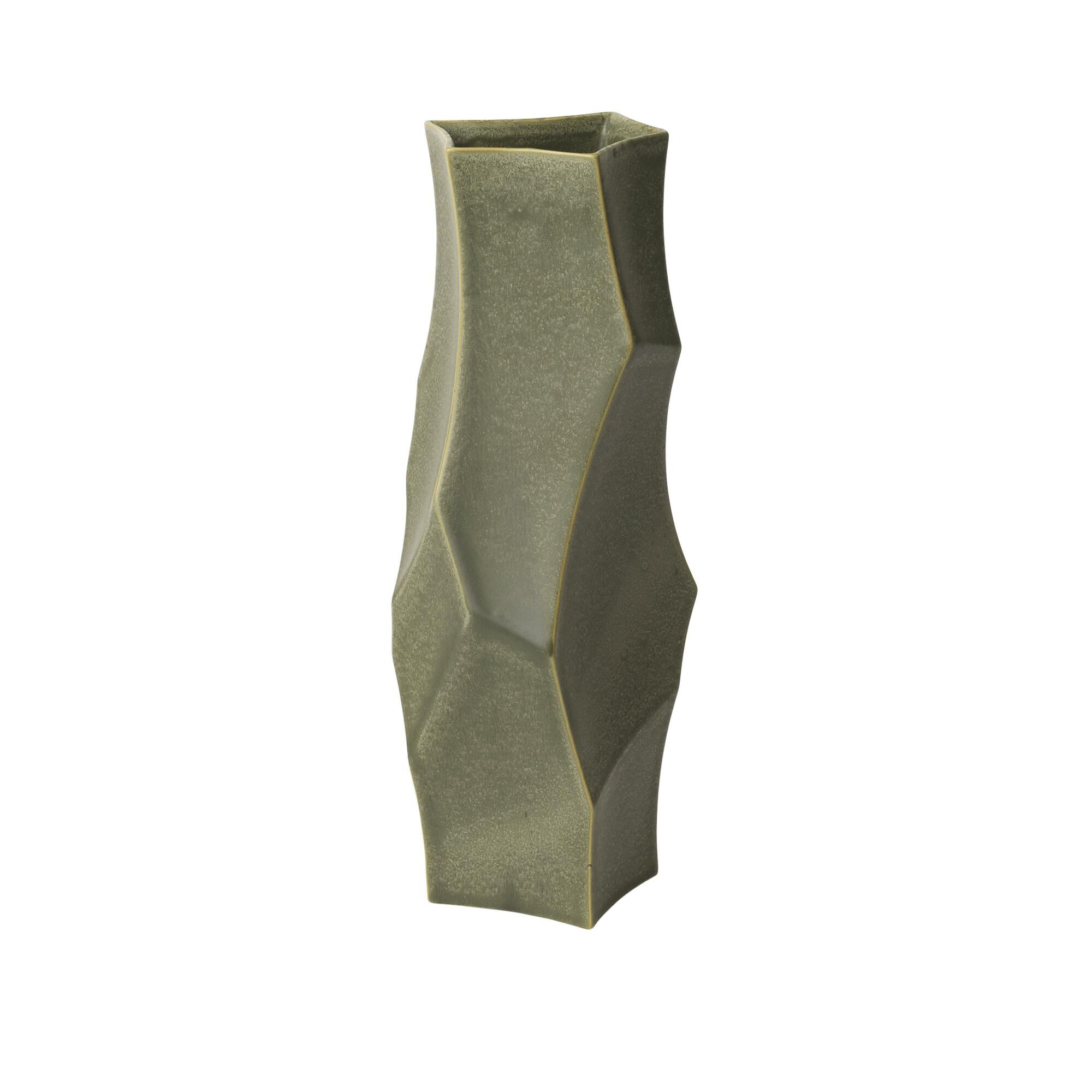 Cueva Vase H37 Dark Sage