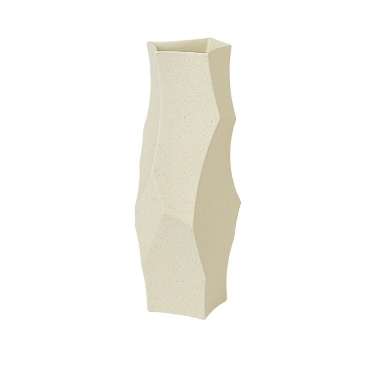 Cueva Vase H37 Off White