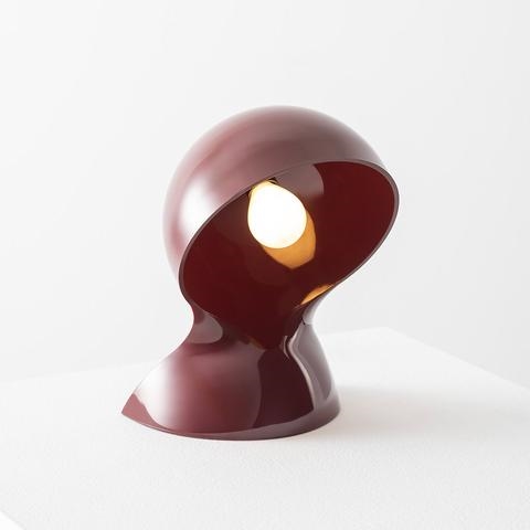 DALU' bordlampe, ruby red