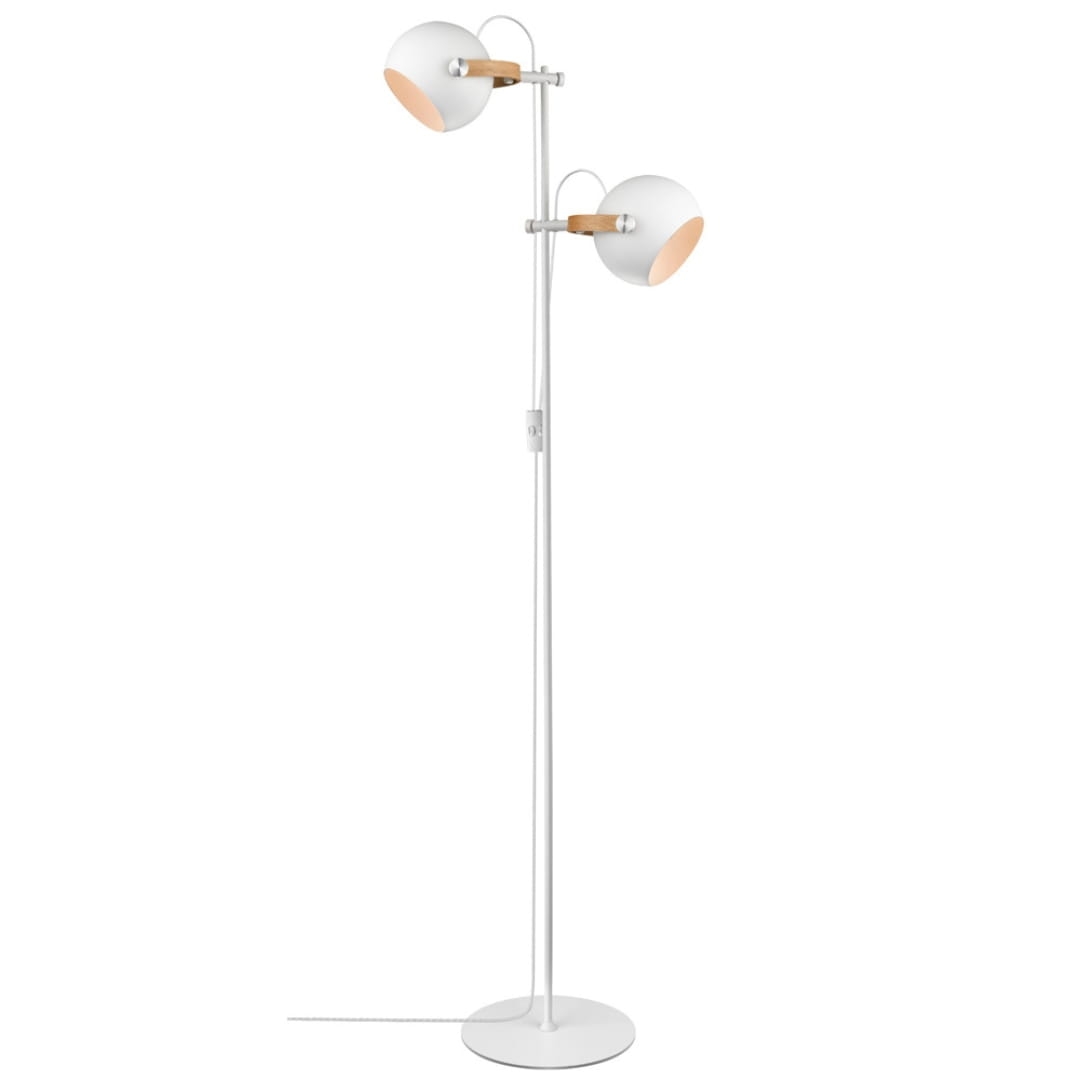 DC Gulvlampe 2L Ø18 Hvid - Halo Design