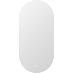 Dansani Corona spejl med lys, dæmpbar, touch, 105x50 cm