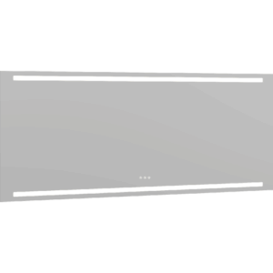 Dansani Level spejl med lys, dæmpbar, 160x80 cm