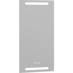 Dansani Level spejl med lys, dæmpbar, 40x80 cm