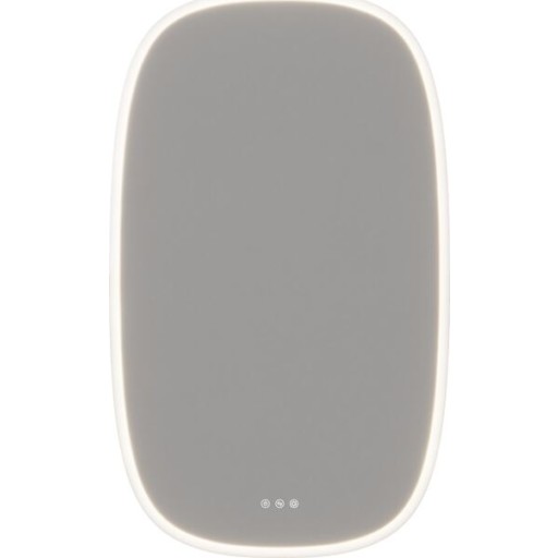 Dansani Squircle spejl med lys, 100x60 cm