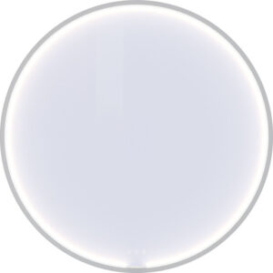 Dansani You Moon spejl med lys, mat hvid, Ø90 cm