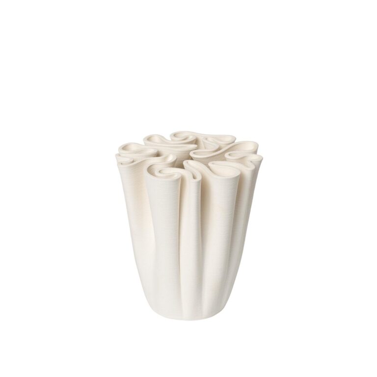 Dedali Vase H18 Off White