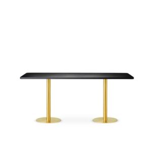 Design By Us Skins Sofabord 174x74 Guld/Sort