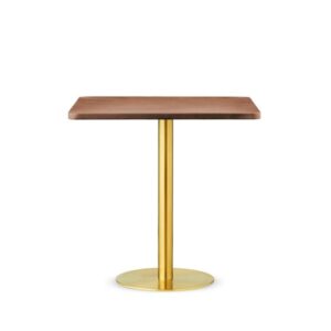 Design By Us Skins Sofabord 74x74 Guld/Brandy