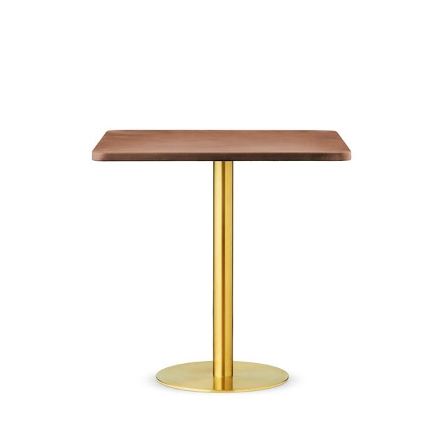 Design By Us Skins Sofabord 74x74 Guld/Brandy