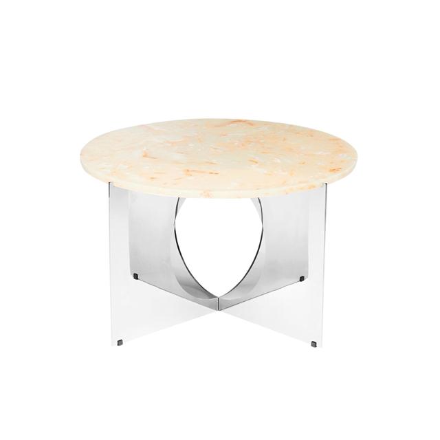 Design By Us This Is Art Sofabord Krom/Cream