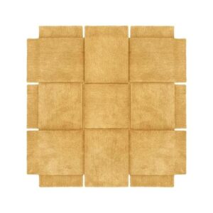 Design House Stockholm Basket Gulvtæppe 180x180 Yellow Ochre