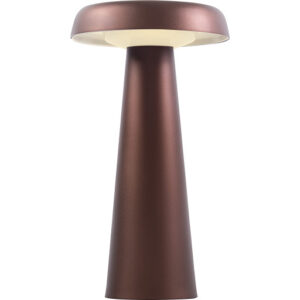 Dftp Arcello genopladelig bordlampe, bruneret messing