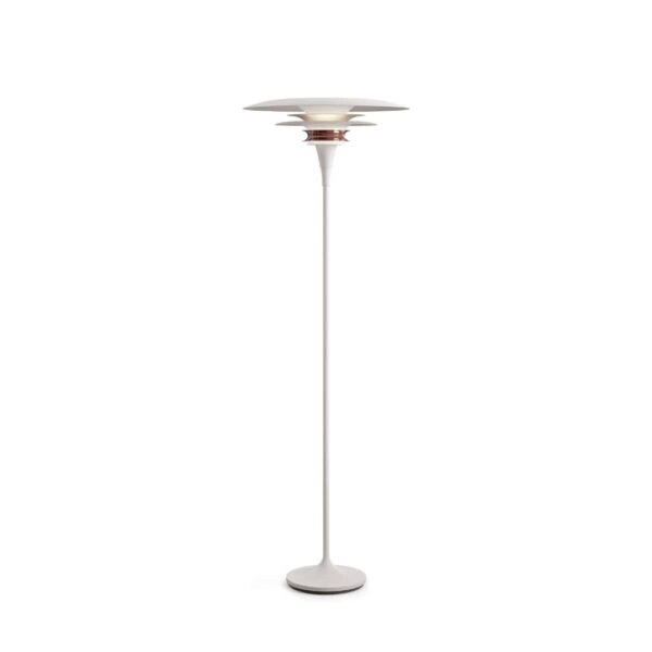 Diablo Ø50 Gulvlampe Mat Hvid/Rosé - Belid