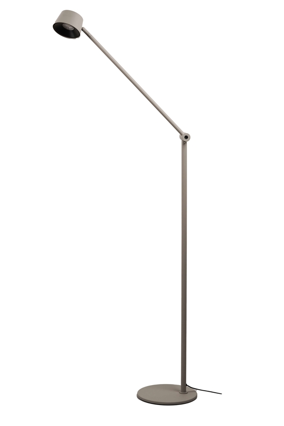 Direction F1 gulvlampe, mat grå