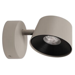 Direction Short væglampe, mat grå