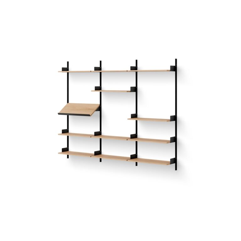 Display Reol 1900 Egetræ/Sort