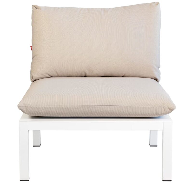 Domino Pude & Ryglæn Beige