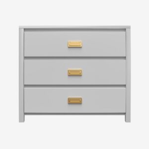 Dorel Home - Kommode med tre skuffer Monarch Hill Haven - Grå - Kommoder - - Homeroom