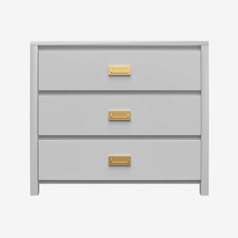 Dorel Home - Kommode med tre skuffer Monarch Hill Haven - Grå - Kommoder - - Homeroom