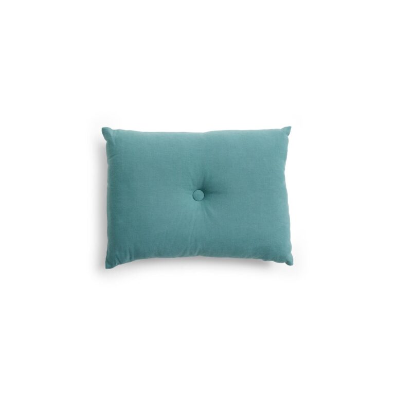 Dot Linen Pude 60x45 Petroleum