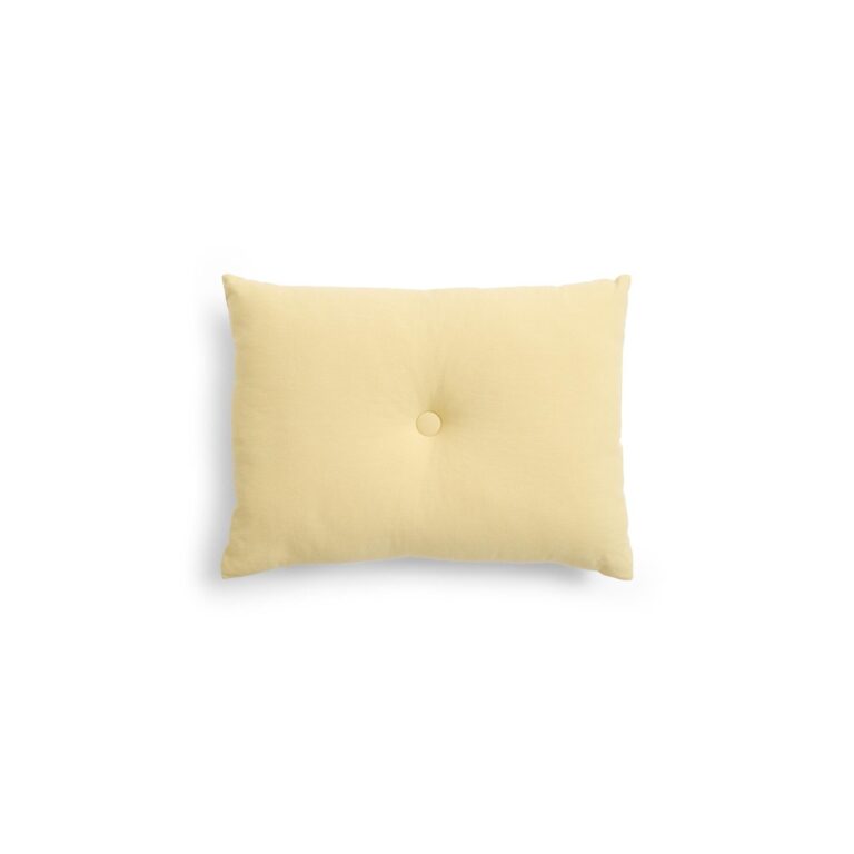 Dot Linen Pude 60x45 Soft Yellow