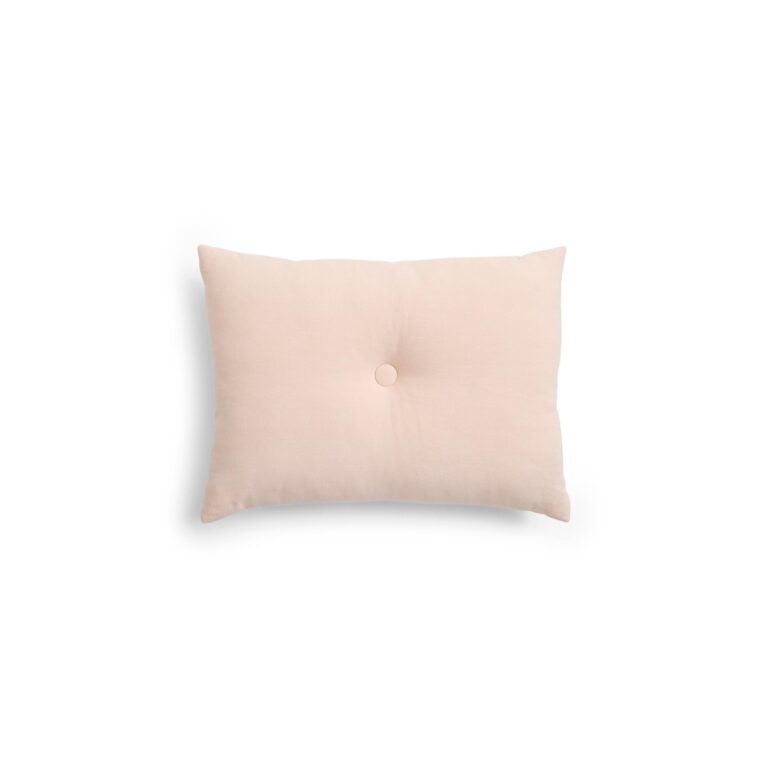 Dot Linen Pude 60x45 Strawberry Milkshake