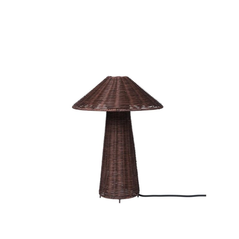 Dou Bordlampe Mørkebrun