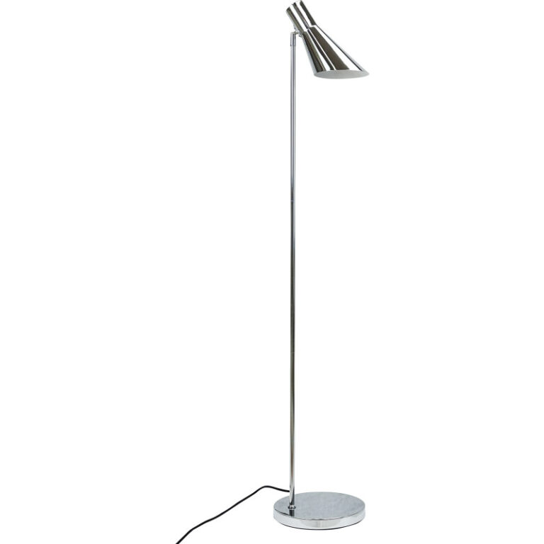 Dyberg Larsen DL12 gulvlampe, krom