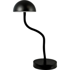Dyberg Larsen Fonzy genopladelig bordlampe, sort